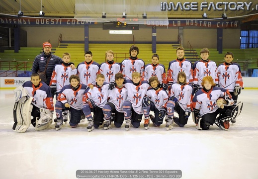 2014-04-27 Hockey Milano Rossoblu U12-Real Torino (1-9)